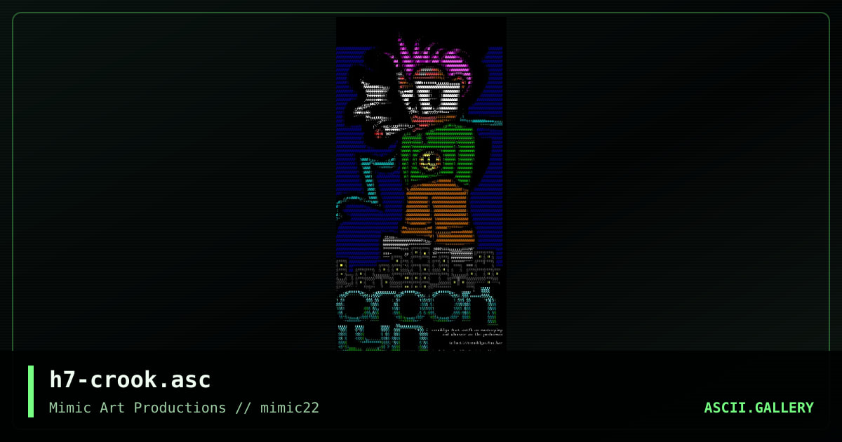 h7-crook.asc, by h7, 2000