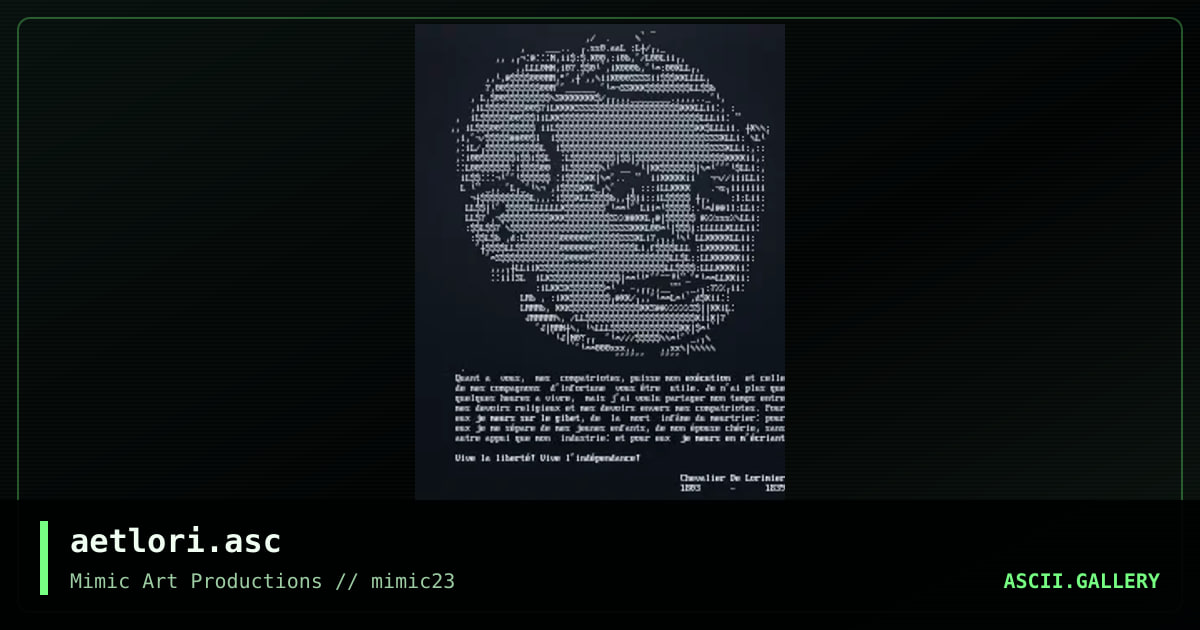 aetlori.asc, by aeternam, 2000