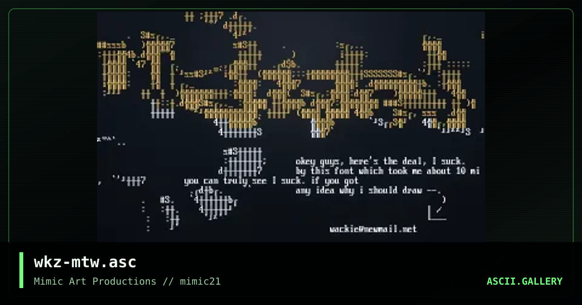 wkz-mtw.asc, by wackie, 2000