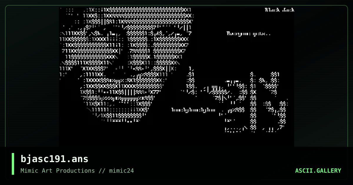 bjasc191.ans, by black jack, 2000