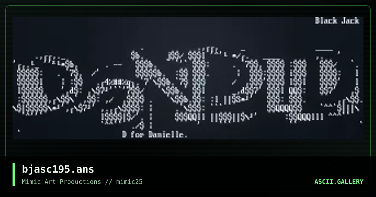 bjasc195.ans, by black jack, 2000