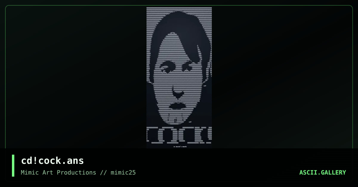 cd!cock.ans, by cat-dog, 2000