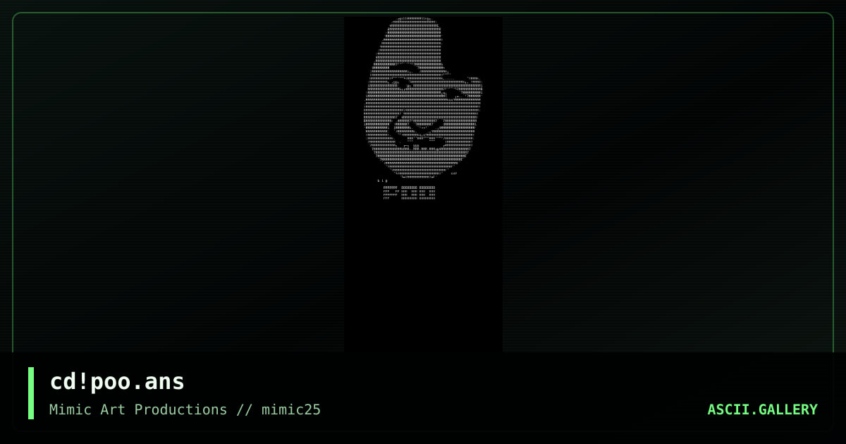 cd!poo.ans, by cat-dog, 2000