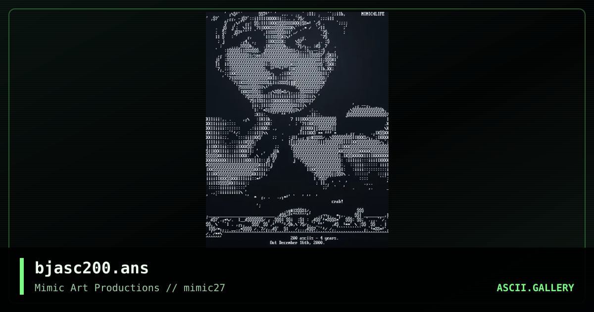 bjasc200.ans, by black jack, 2000