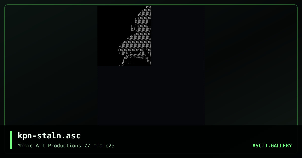 kpn-staln.asc, by kingpin octopus, 2000