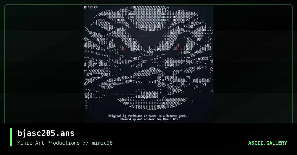 bjasc205.ans, by black jack, 2000