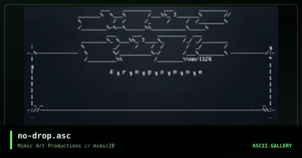 dropzone, by noches, 2000
