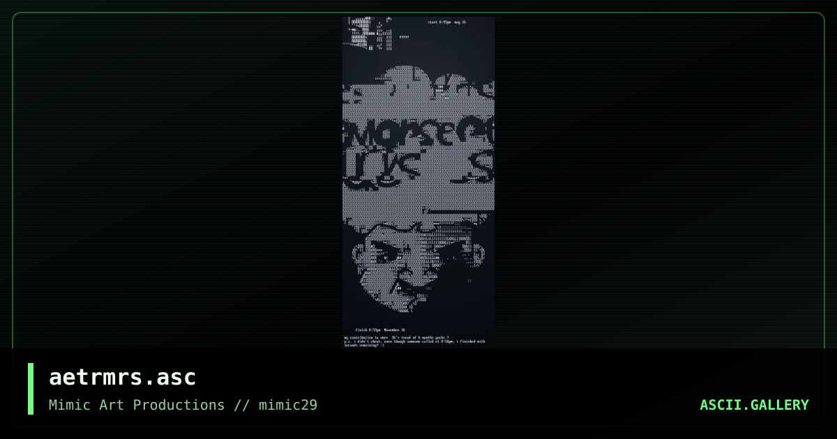 aetrmrs.asc, by aeternam, 2000