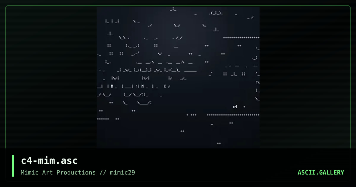 c4-mim.asc, by cannabis, 2000