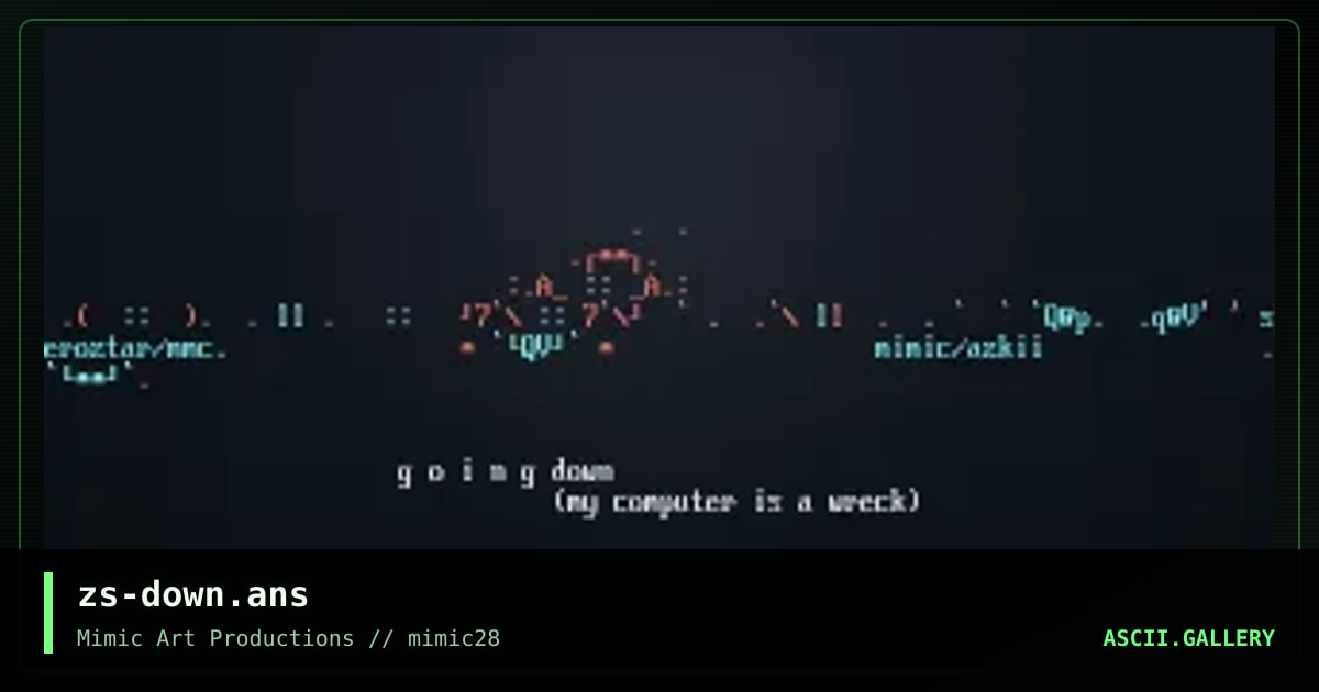 zs-down.ans, by zerostar, 2000