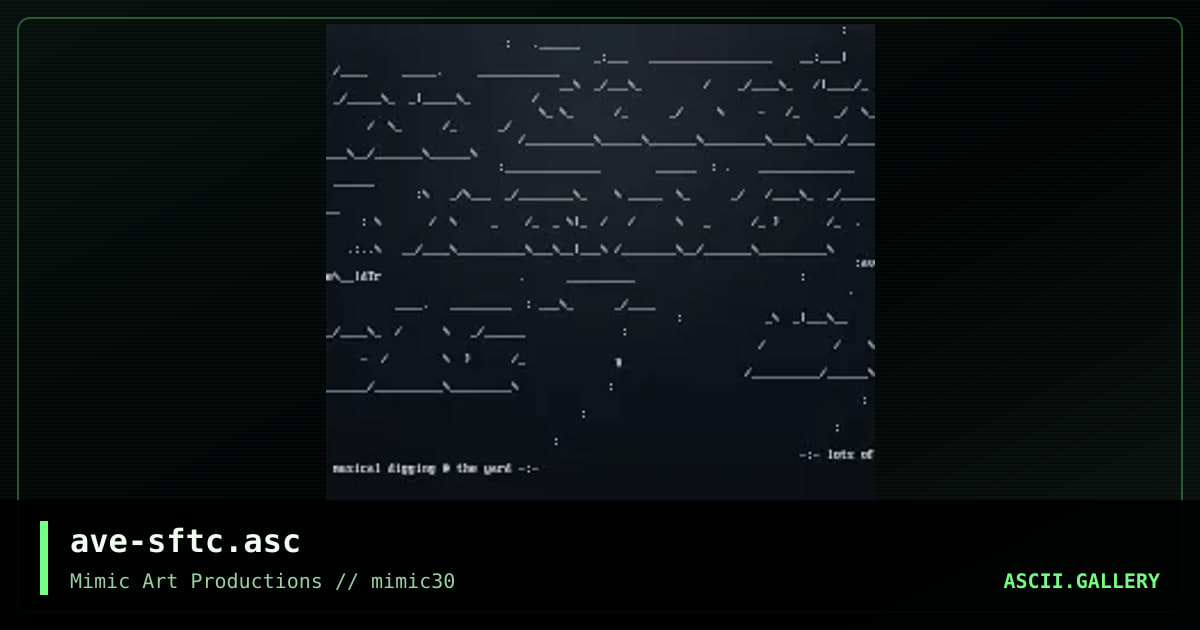 ave-sftc.asc, by avenger, 2000