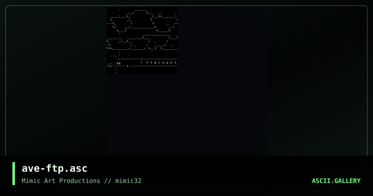 ftpcolipse or something, by avenger, 2001