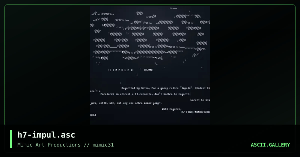 h7-impul.asc, by h7, 2001