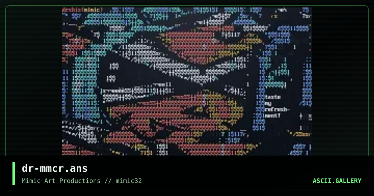 dr-mmcr.ans, by dr shizuma, 2001