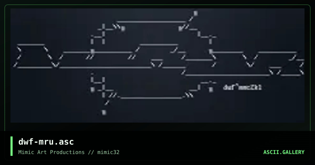 dwf-mru.asc, by dwarf, 2001