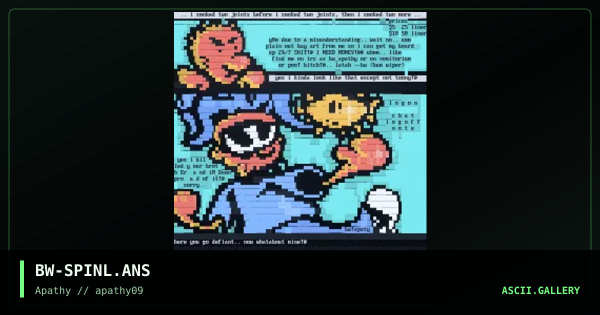 Spinal Gamma, by balls wilson, 1996