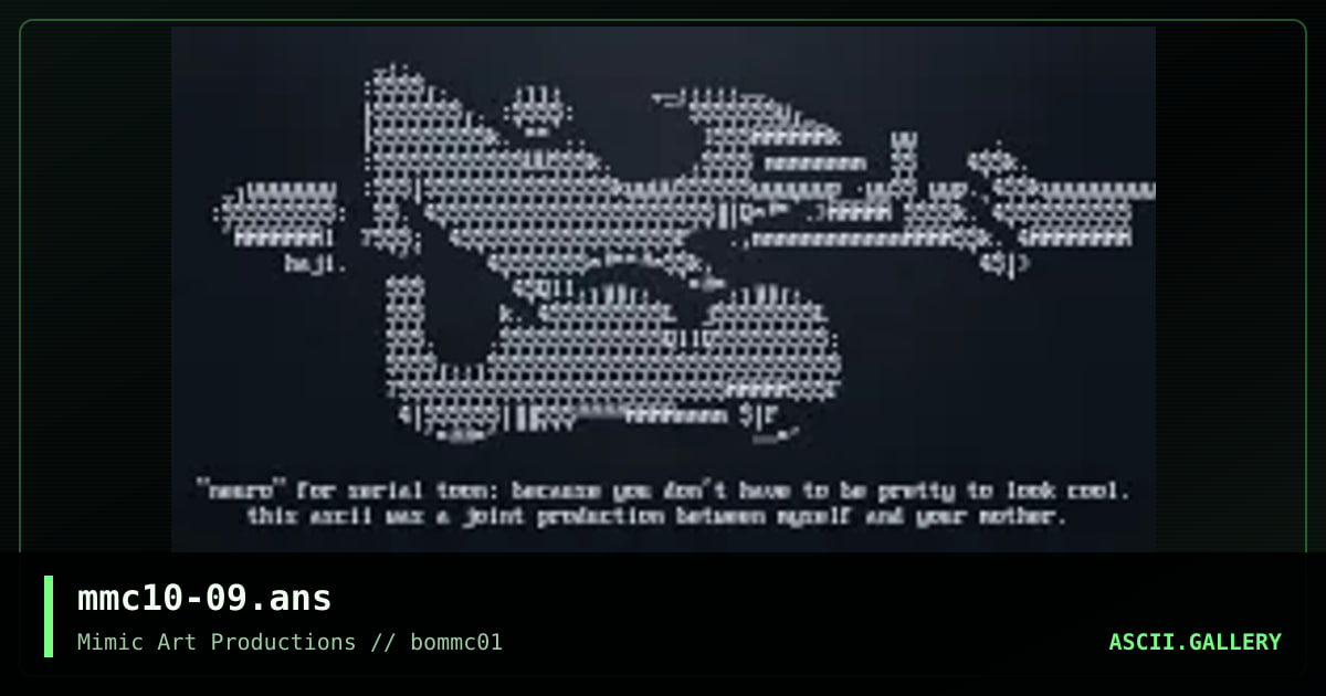 mmc10-09.ans, by untagged, 2000
