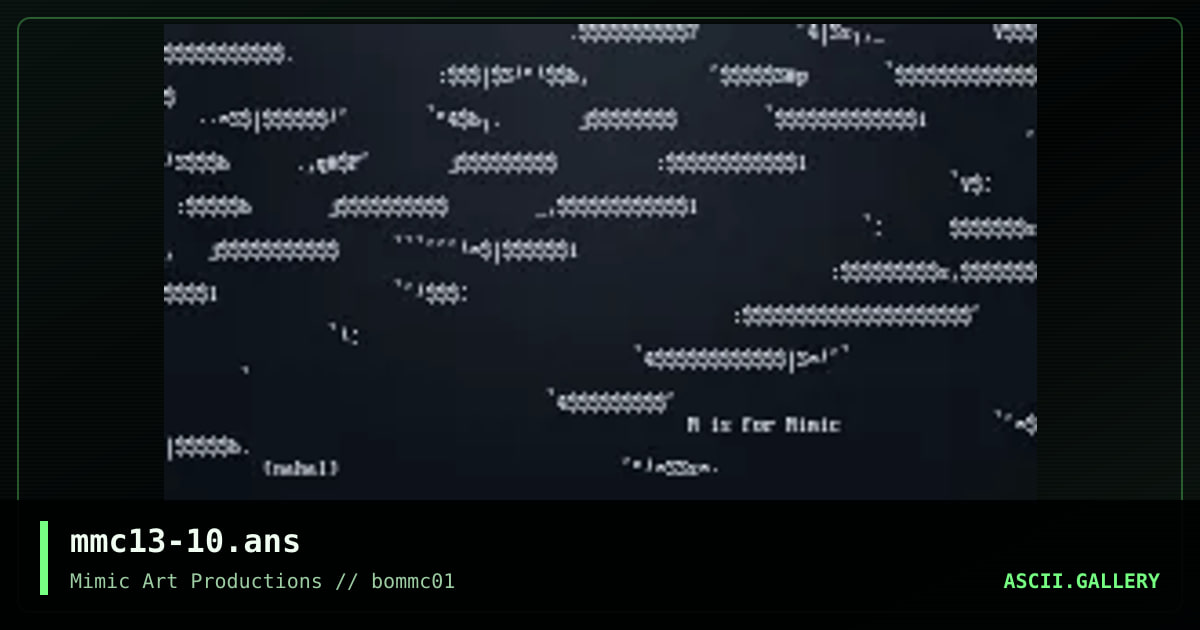 Mimic, by nahal, 2000