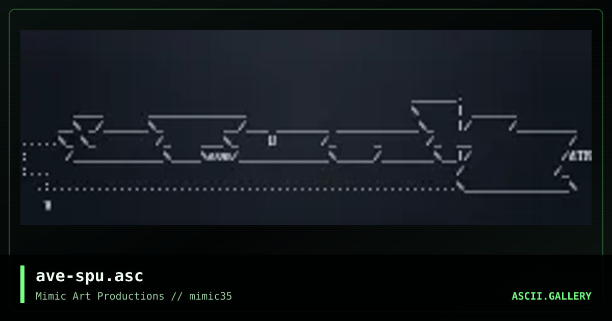 ave-spu.asc, by avenger, 2001