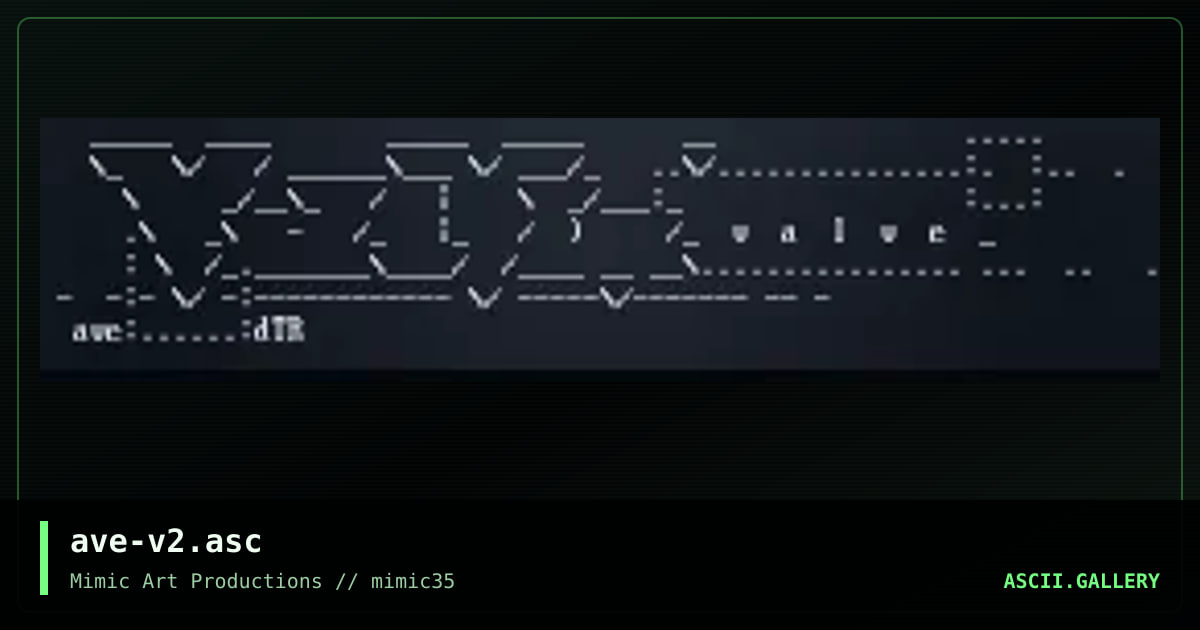 ave-v2.asc, by avenger, 2001