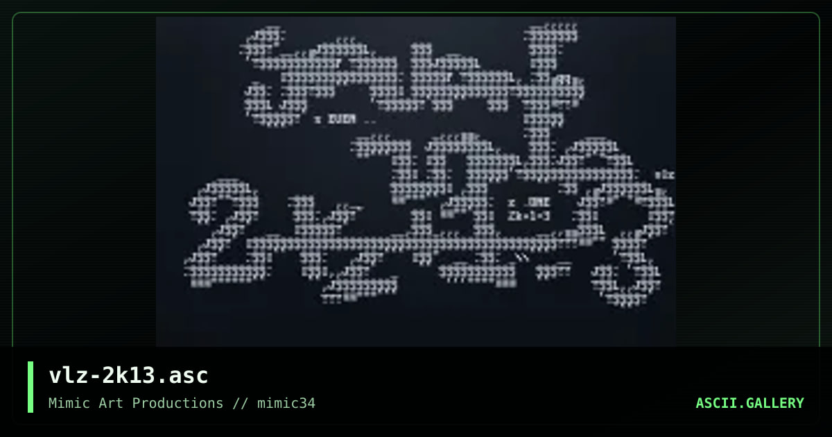 vlz-2k13.asc, by vilaz, 2001