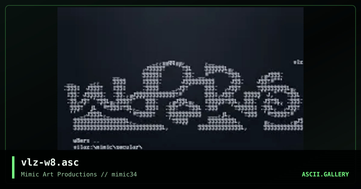 vlz-w8.asc, by vilaz, 2001