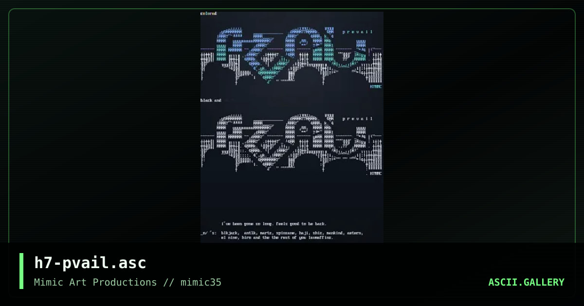 h7-pvail.asc, by h7, 2001