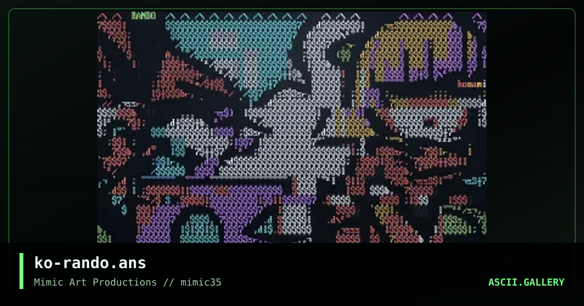 ko-rando.ans, by konami, 2001