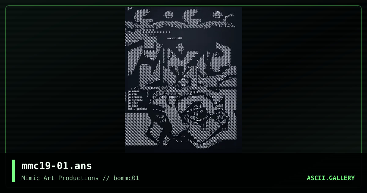 mmc19-01.ans, by untagged, 2000