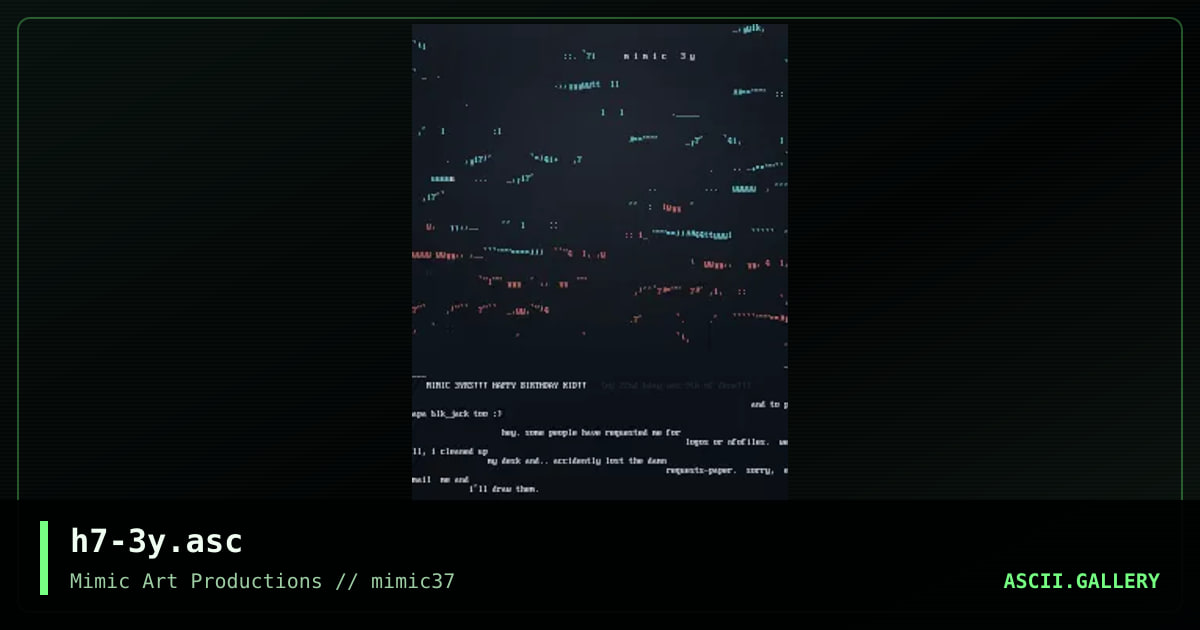 h7-3y.asc, by h7, 2001