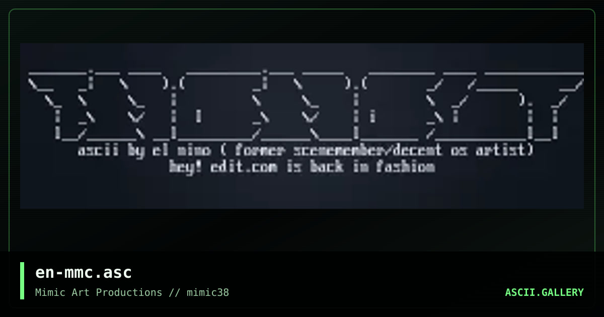 en-mmc.asc, by el nino, 2001