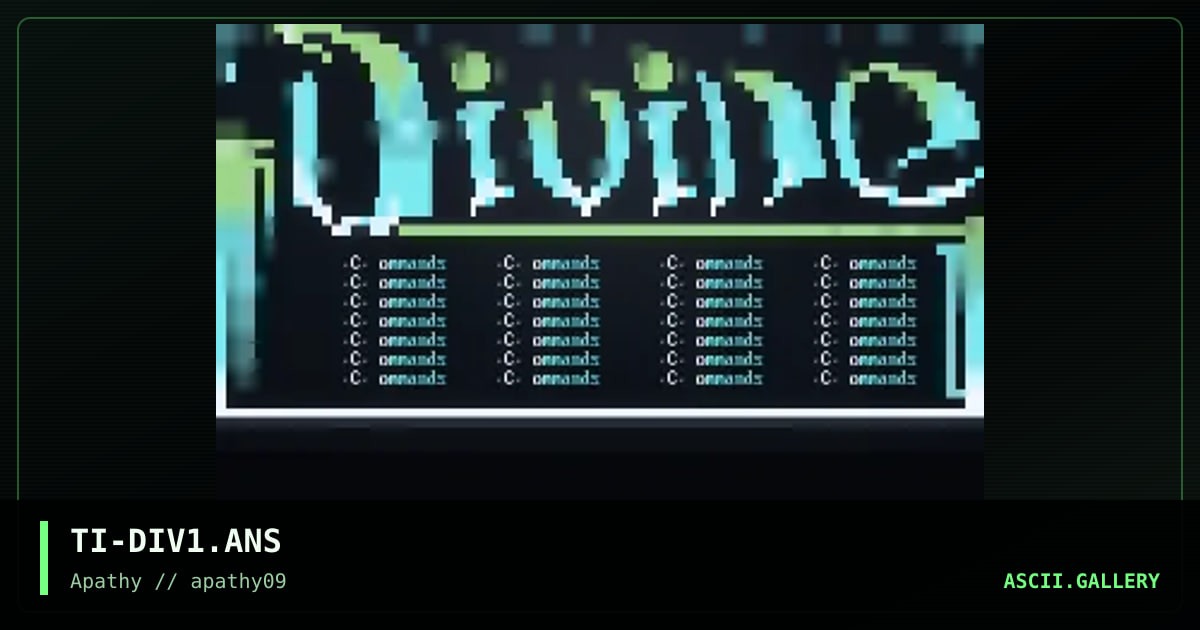 Divine Intervention template, by trip, 1996