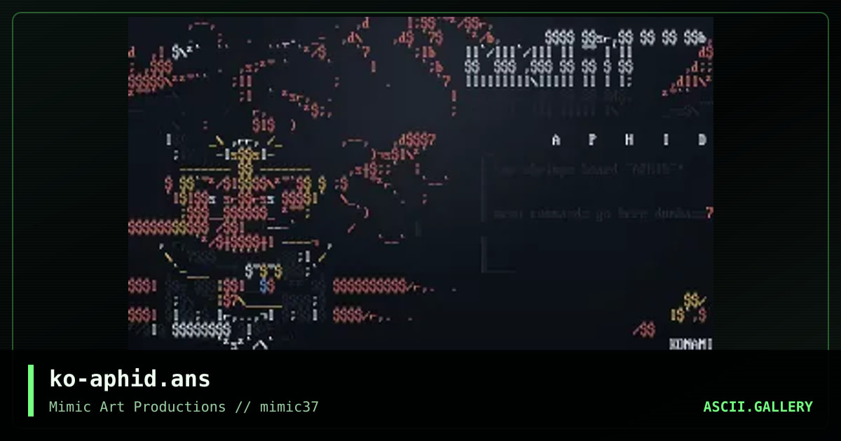 ko-aphid.ans, by konami, 2001