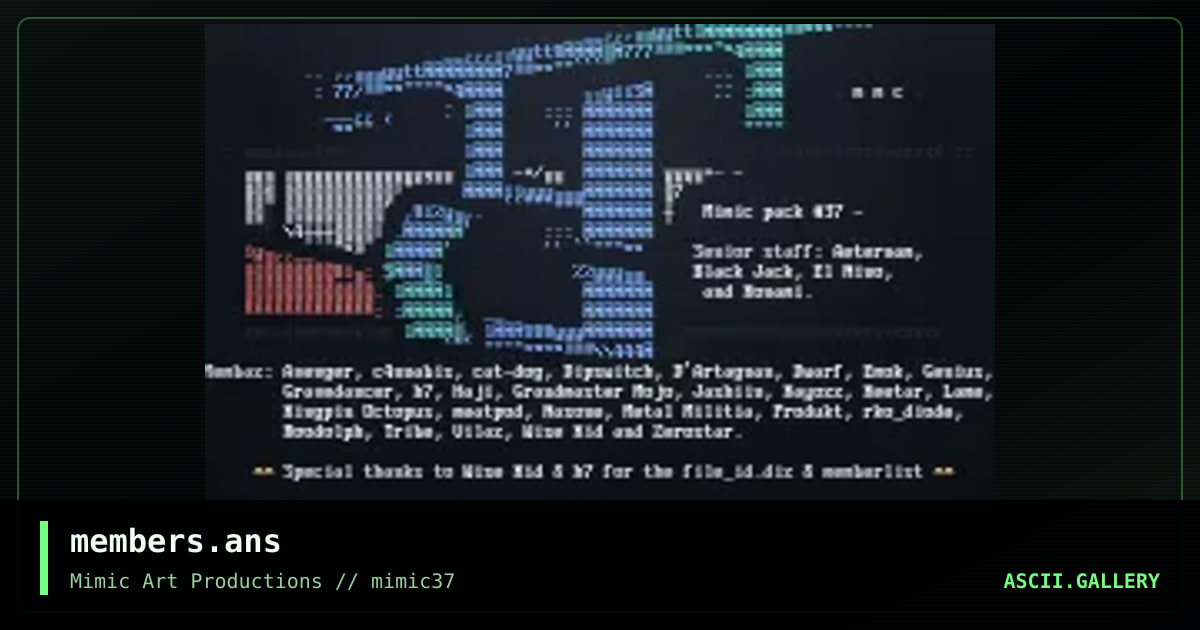 members.ans, by h7, 2001
