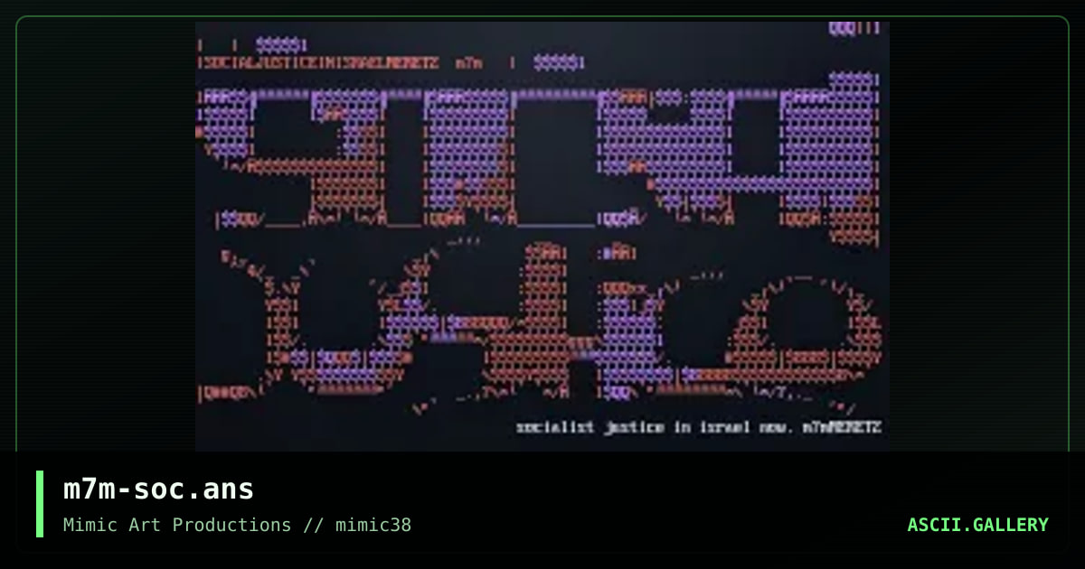 m7m-soc.ans, by metal militia, 2001