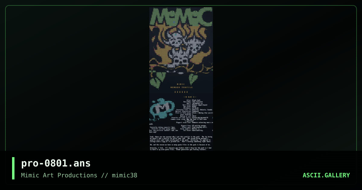 pro-0801.ans, by mimic ascii, 2001