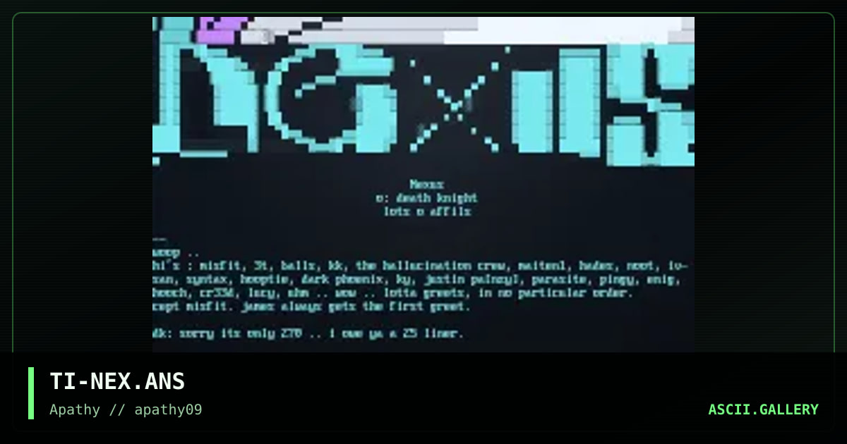 Nexus, by trip, sirdeath, 1996