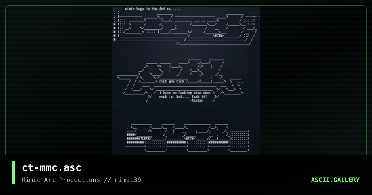 ct-mmc.asc, by caster, 2001