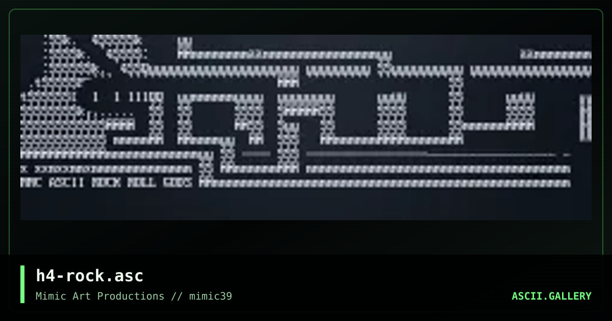 h4-rock.asc, by haji, 2001