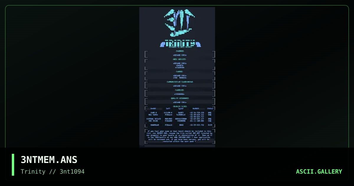 3NTMEM.ANS, by burps, 1994