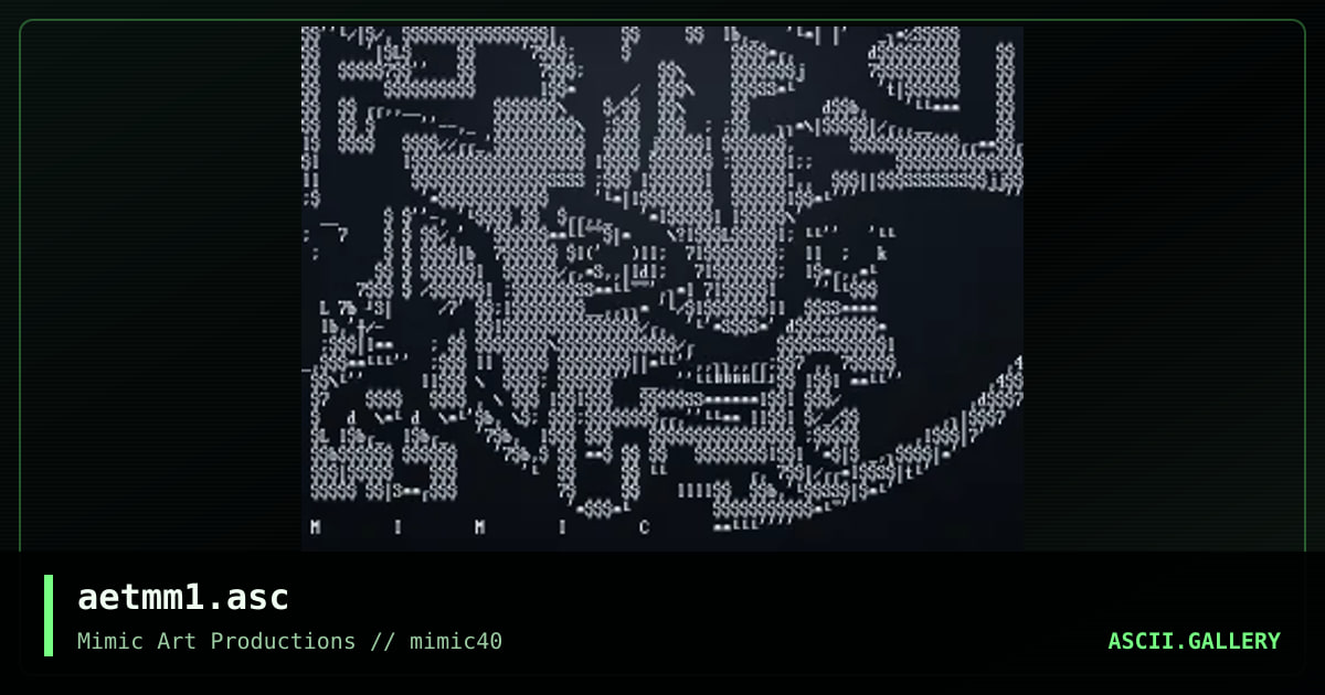 aetmm1.asc, by aeternam, 2001