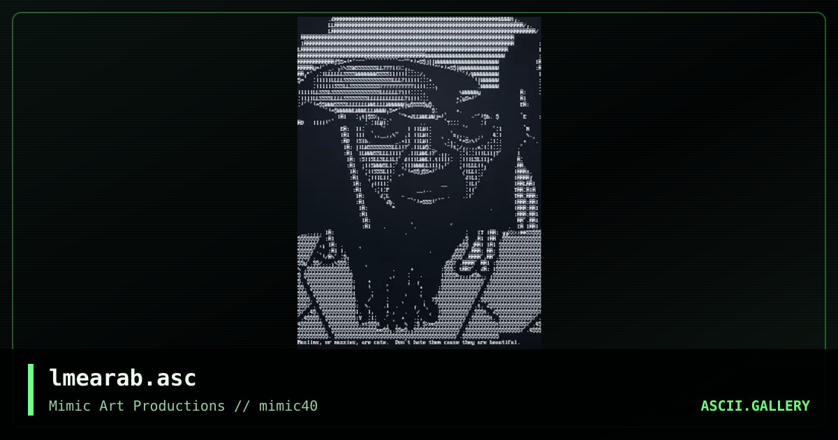 lmearab.asc, by lame, 2001