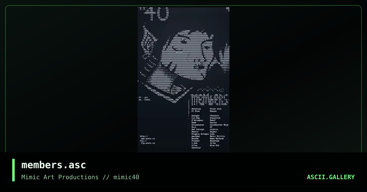 members.asc, by keetar, konami, 2001