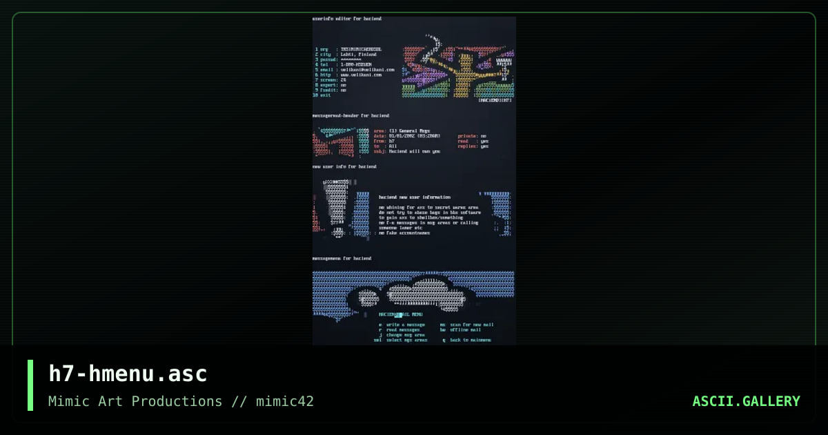 h7-hmenu.asc, by h7, 2001