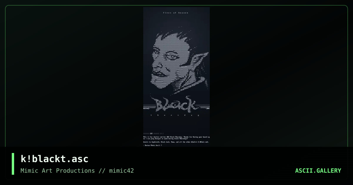 k!blackt.asc, by keetar, 2001