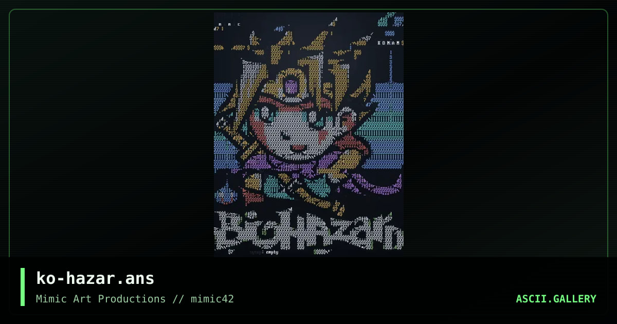 ko-hazar.ans, by konami, 2001