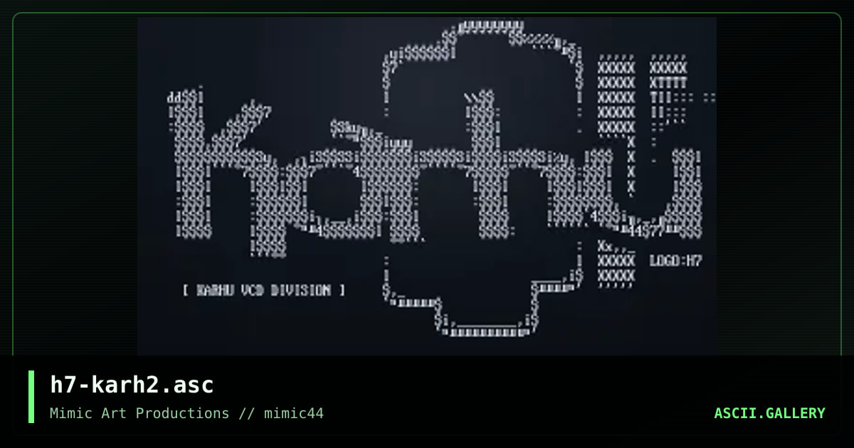 h7-karh2.asc, by h7, 2002