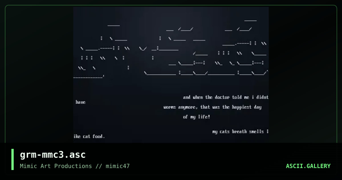grm-mmc3.asc, by grandmaster mojo, 2002