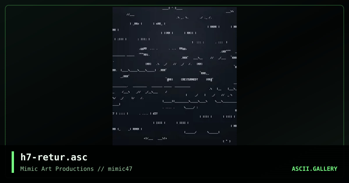 h7-retur.asc, by h7, 2002