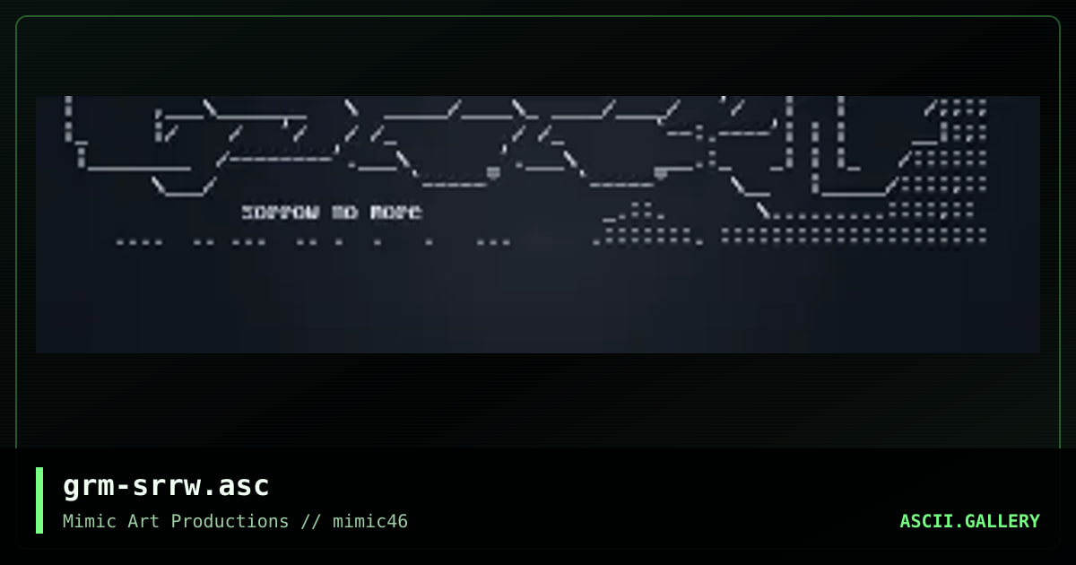 grm-srrw.asc, by grandmaster mojo, 2002